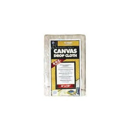 Premier Premier Heavy-Duty Drop Cloth, 12 ft L, 9 ft W, Canvas 39128